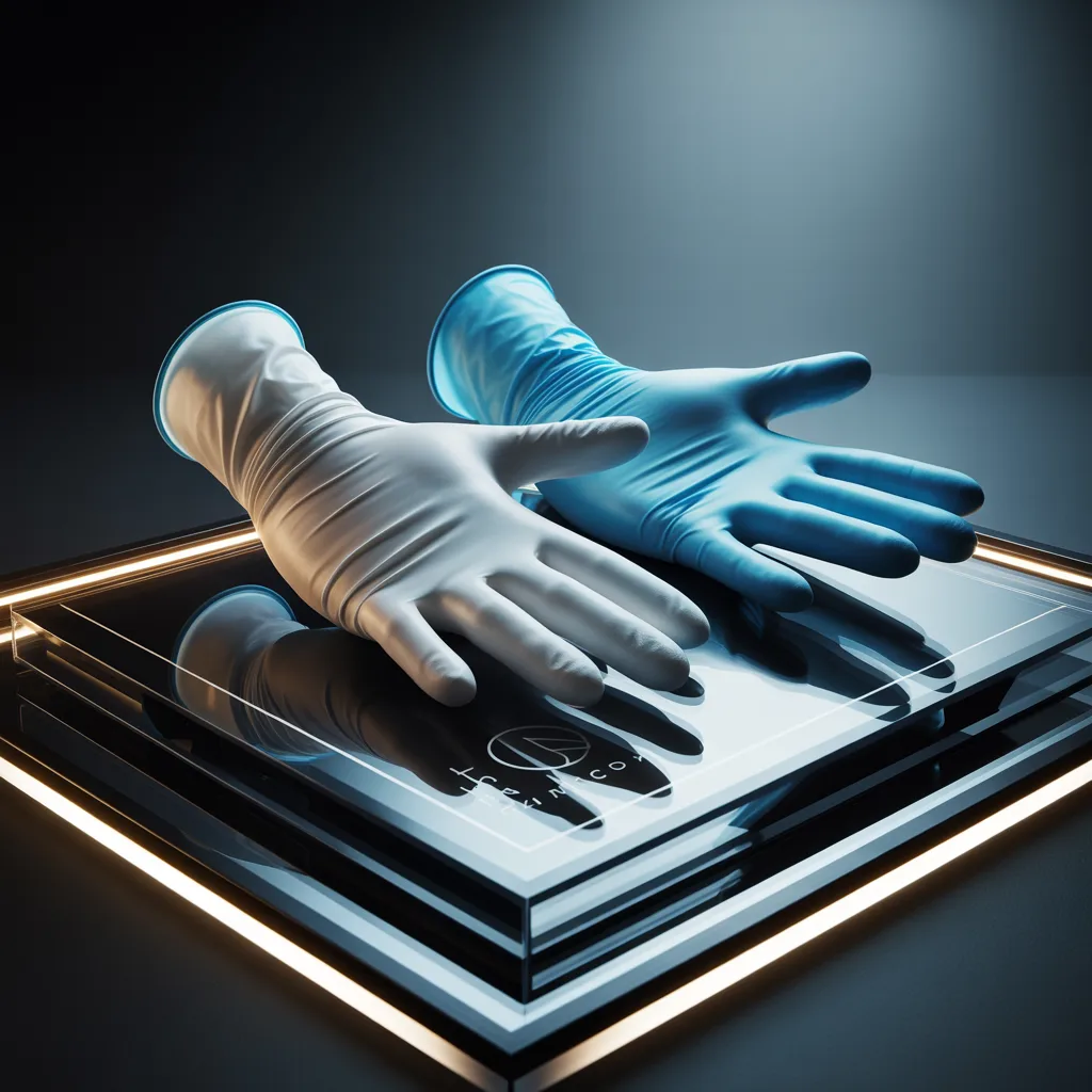 Disposable gloves export product showcase